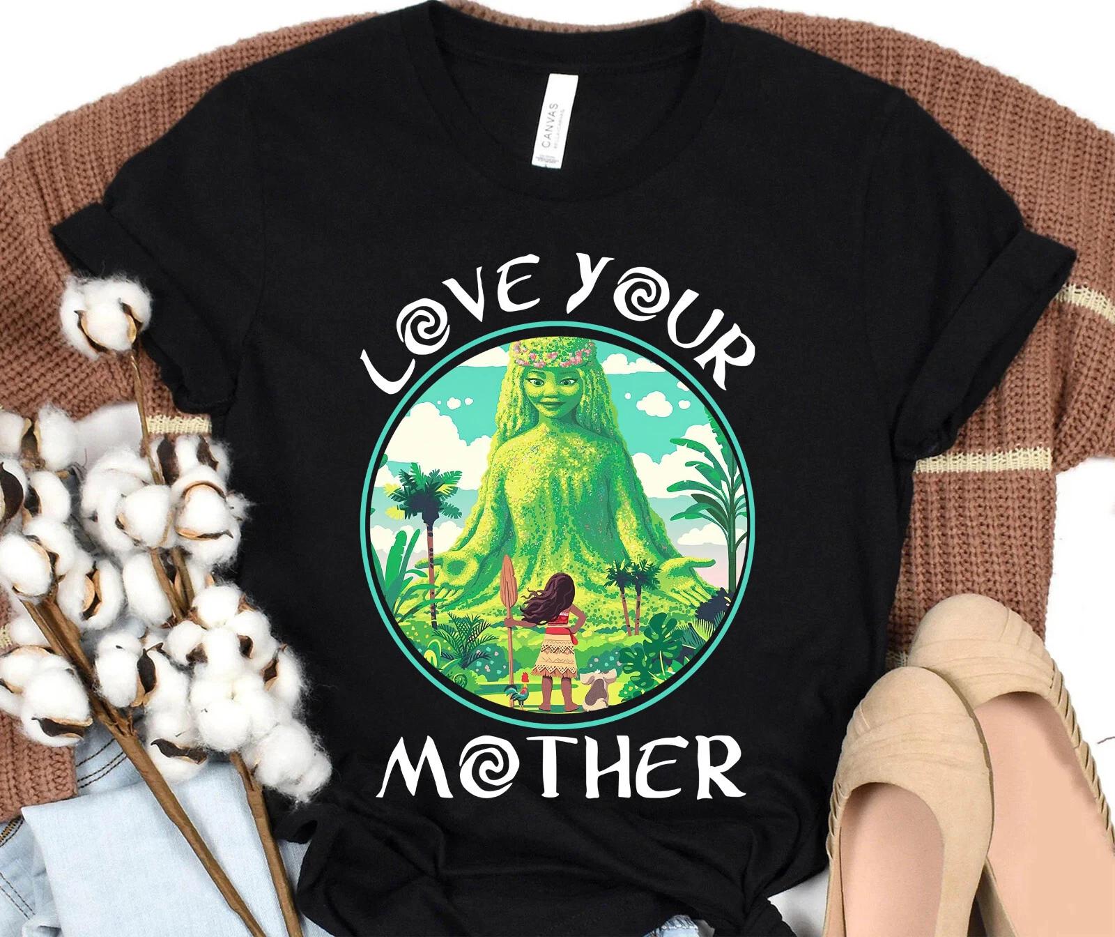 Moana Te Fiti Fairy Garden Love Your Mother Unisex Adult Kid Shirt S