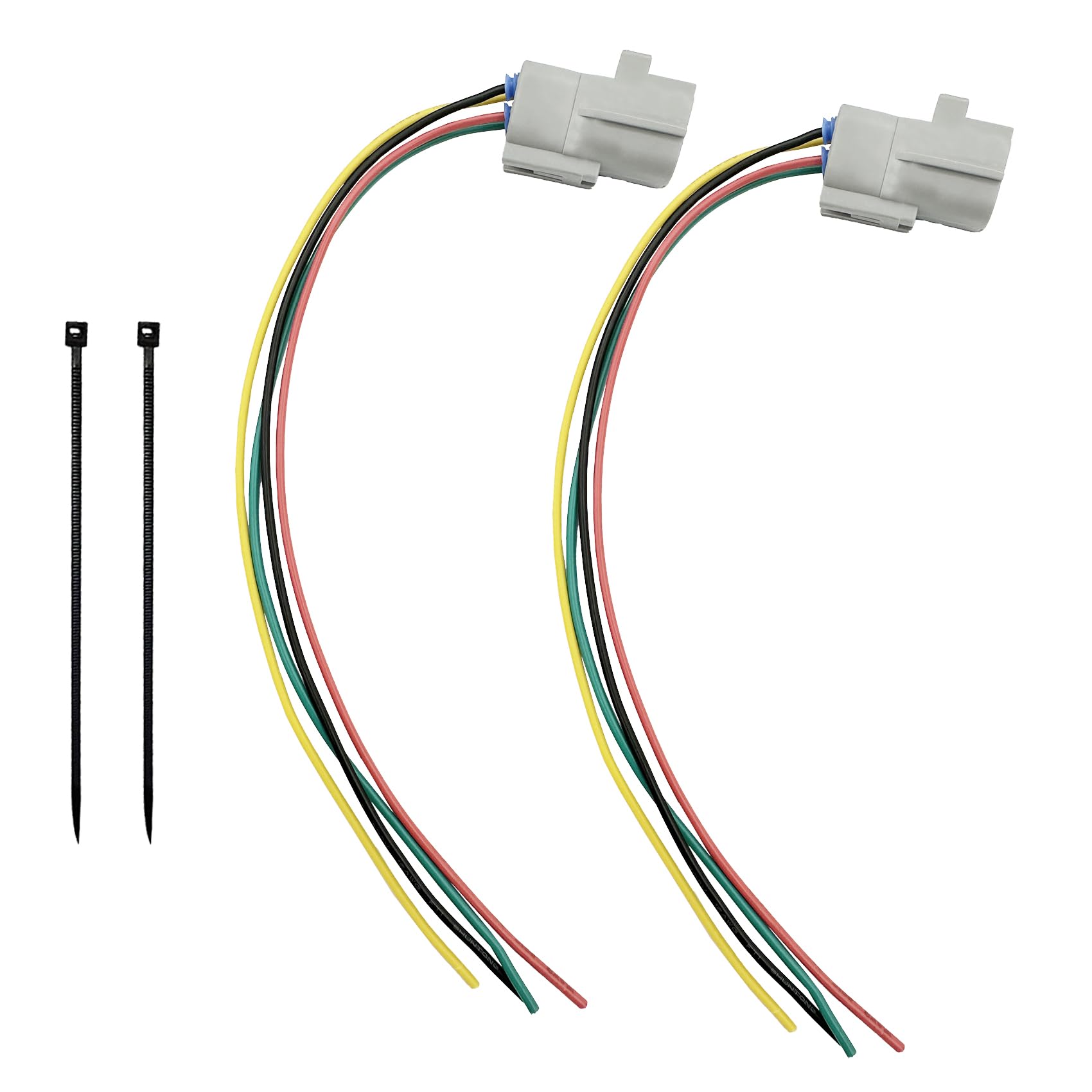 OTORAM Hino Isuzu Taillight Connector with Wiring for Heavy and Medium Trucks Easy Compatible/Replaceable 4-Pin (2pcs) - Installation.
