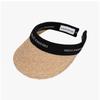 Helen Kaminski Bianca 8 Natural Black Logo Visor Sun Cap