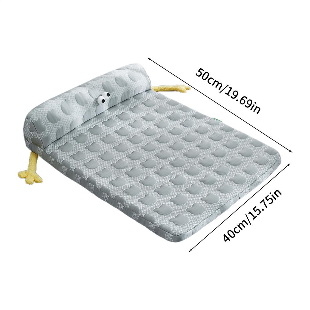 Dog Bed Cooling Dog Mat Sleeping Pad Non-Slip Cushion Blanket With Washable Cover For Small Medium Large Breed Indoor Outdoor