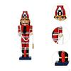 Christmas Decor Firefighter Nutcracker Statue Soldier Figurine for