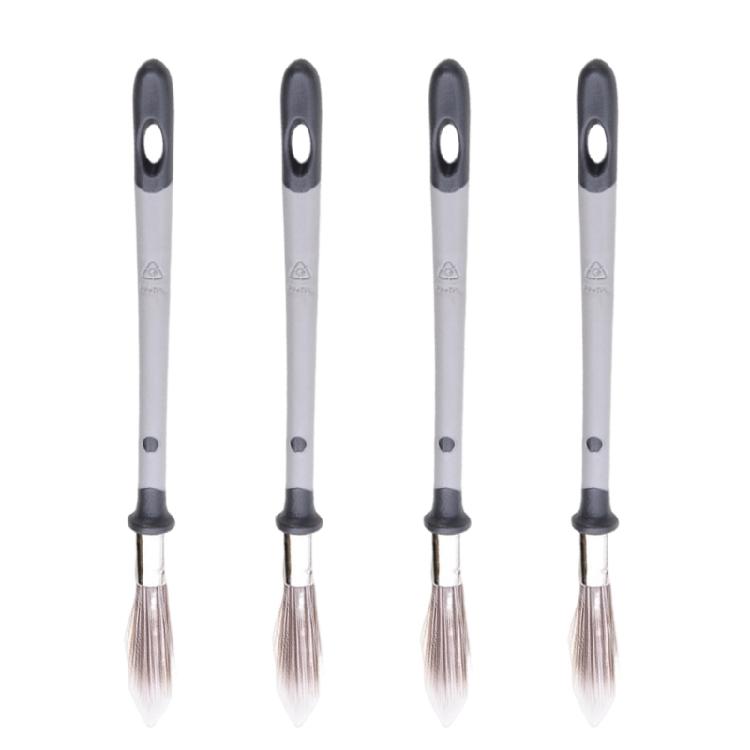 

4Pcs Multipurpose Small Paint Brushes Accessory for Accurate Edging on Wall Furniture and House Trim Daily Casual Use 1