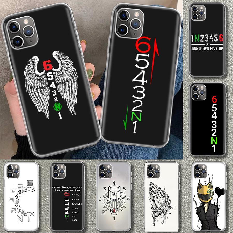 1N23456 Cool Motorcycle Phone Case Cover for iPhone 18 11 12 13 Mini 14 15 Plus 16 Pro Max 17 Air 7 8 + SE Art Customized Fundas 11