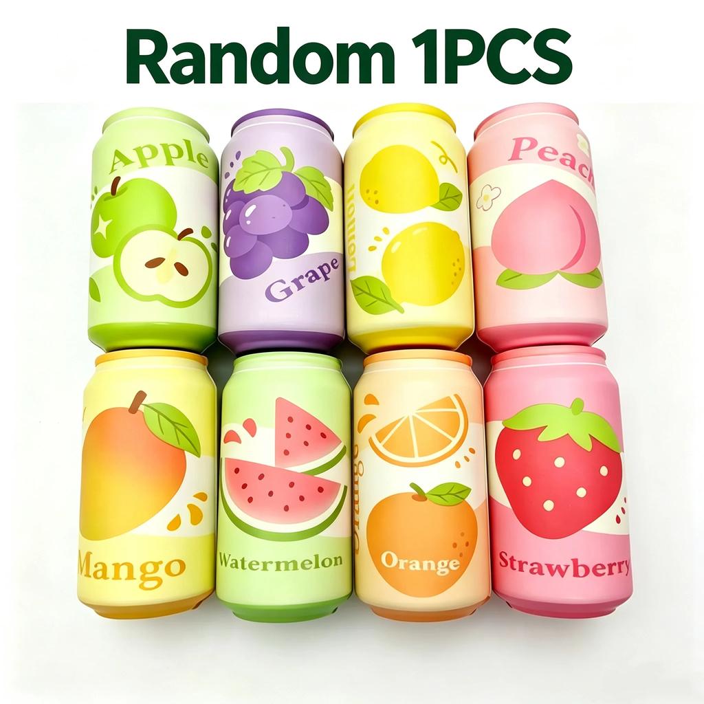 Hot Soda Can Squishy Toy Fruit Strawberry Watermelon Grape Slow Rise Squeeze Toy Beverage‑Shaped Stress Relief Play Party Gifts