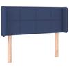 VidaXL LED Headboard Bedroom Furniture Single Bed Accessory Headboard Bed Frame Interior Blue 3123216