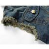 Youth Spring and Fall Plus Size Denim Vest Unique Sleeveless Slim Top