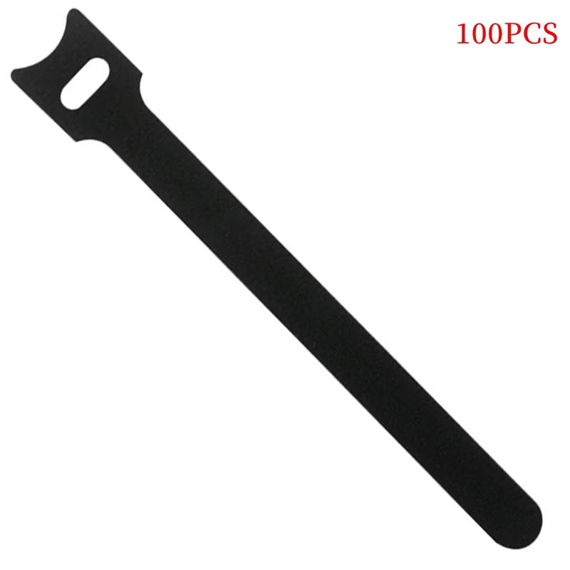 50pcs /100pcs Releasable Cable Ties Colored Plastics Reusable Cable ties Nylon Loop Wrap Zip Bundle Ties T-type Cable Tie Wire