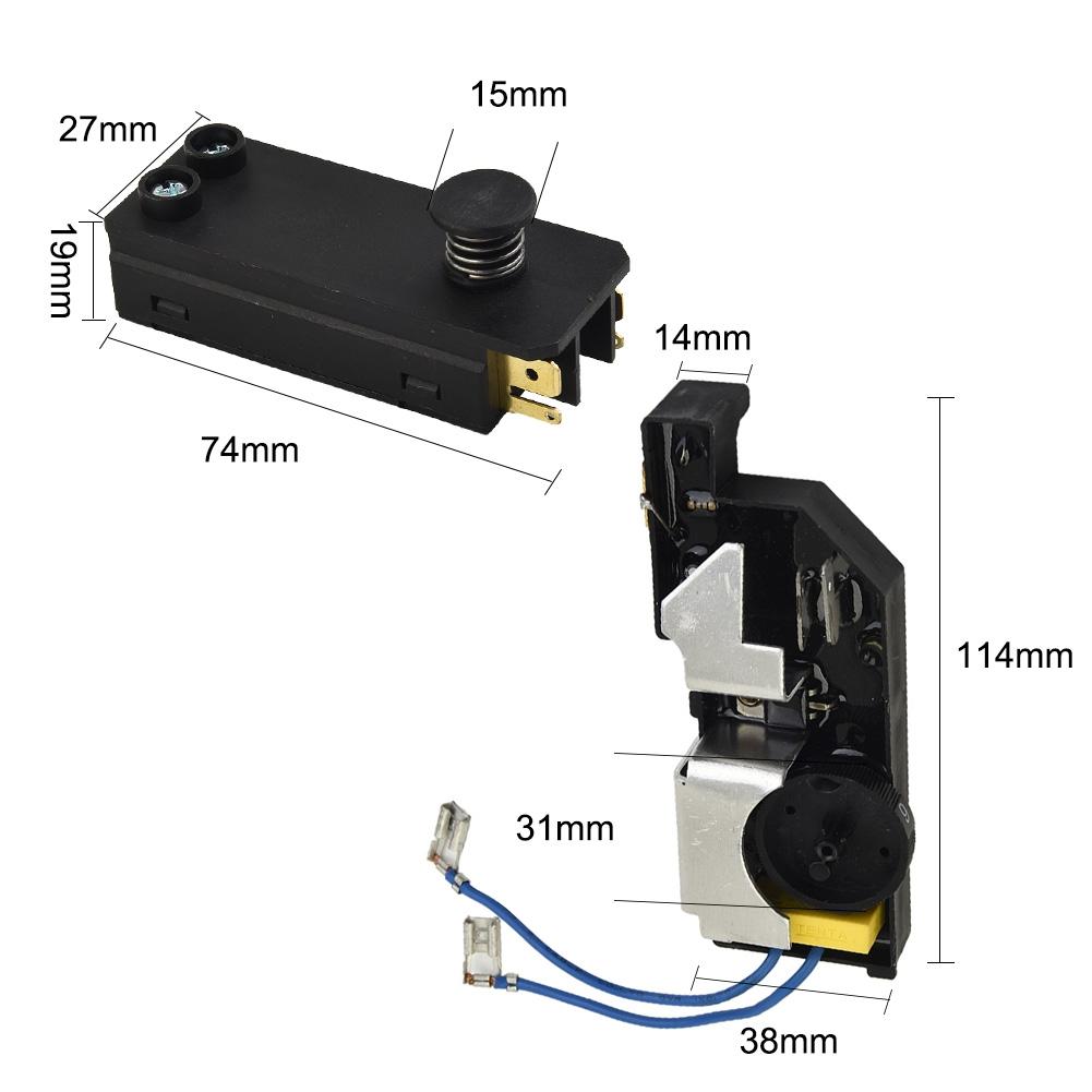 1set Switch + Speed Control Accessory For Bosch Drill