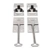 2PCS RV Door Latch 304 Stainless Steel Multifunctional T Style Entry Door Catch Holder for Cargo Trailer Camper Truck 4