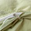 Pure Cotton Waffle Duvet Cover Simple Solid Soft Skin Friendly For Single Double And King Size Beds