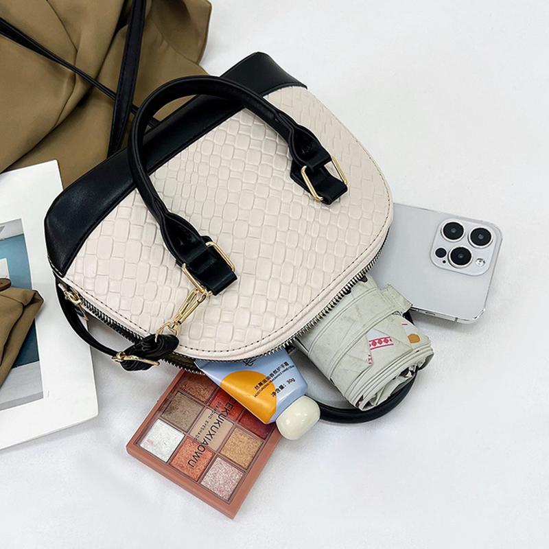 Yogodlns Women Shell Crossbody Bag New Trendy Retro Shoulder Handbag Simple Stylish Casual Commuter Purse