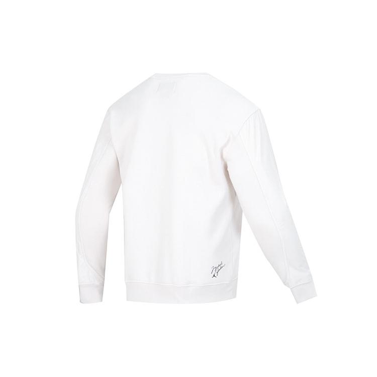 Jordan Flt Mvp Gfx Flc Crew Sweatshirts Men's White Crew Neck Moderate Regular DV7589-030