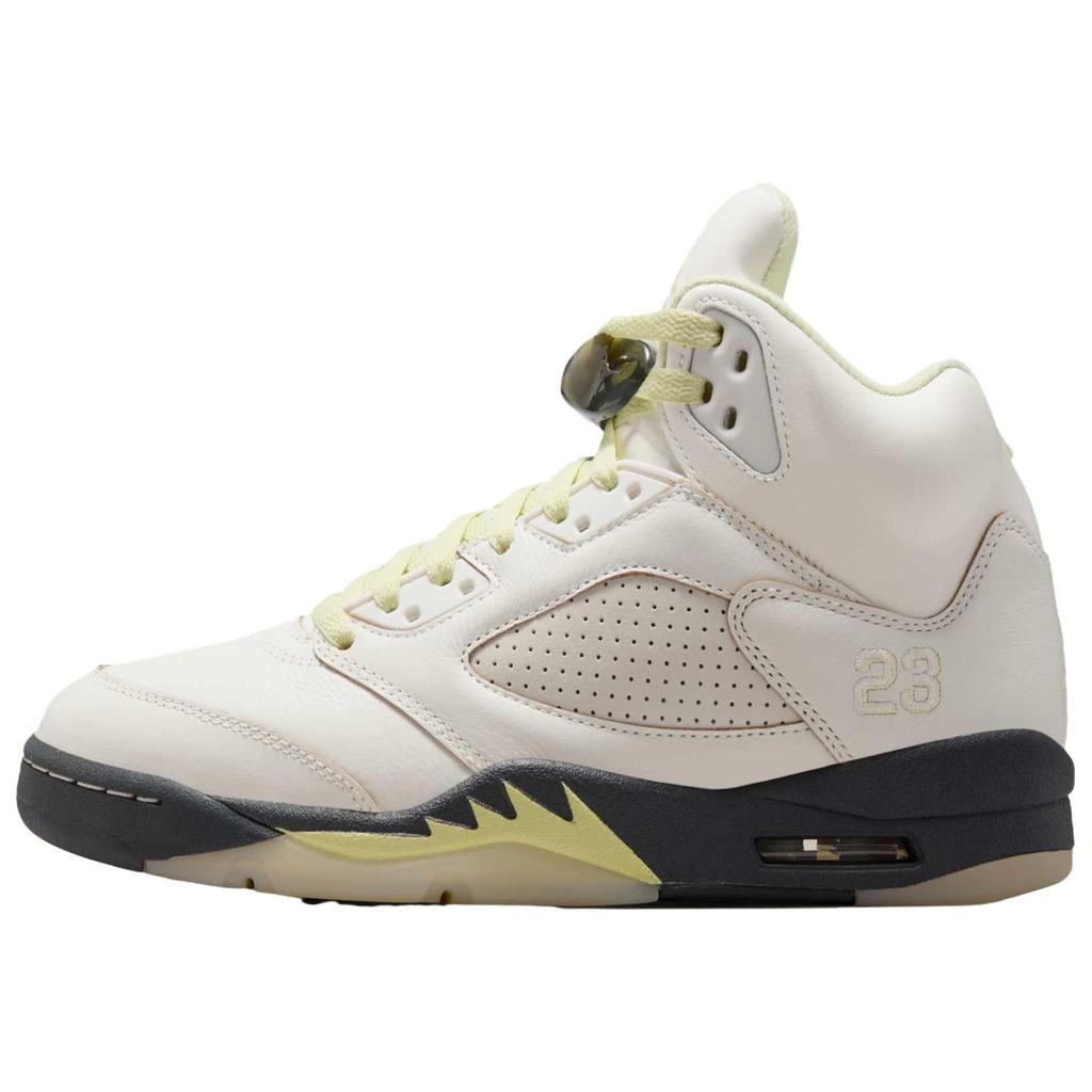 Air Jordan 5 Retro Luminous Green Women Sneakers Cream Sail Anthracite IM7592-130