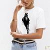 Women T Shirt 2025 Fashion Horse Graphics Harajuku Print Ladies Tee Tops O-Neck Short Sleeve Casual Tee Shirt Femme Dropshipping