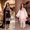 *Launching New  Đěsigner Party Wear Look Pur Glass Satin Top & Farshi Palazzo With Dupatta set*