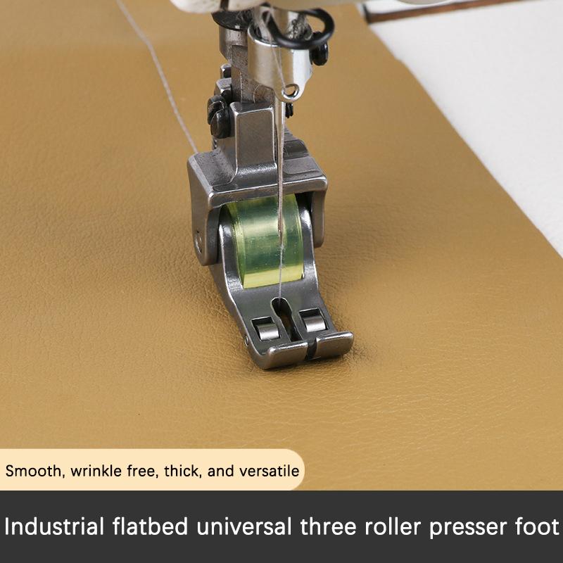 T5 Multifunkční válečková patka 5 v 1 Nastavitelná šňůrková / běžná / zipová válečková přítlačná patka pro průmyslový šicí stroj
