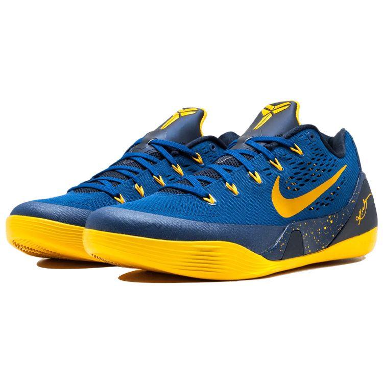 Nike Kobe 9 XDR Gym Blue Basketball Shoes Men sneaker Gold 653972-474
