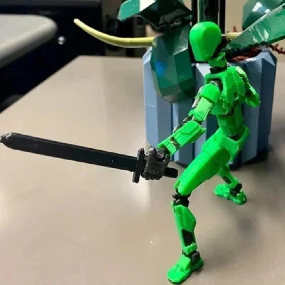 Multi-Jointed Movable Shapeshift Robot Lucky 13 Figure Toys 3D Printed Mannequin Dummy Figure Kids Adults Parent-children Game