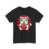 Cat Eat Ramen T-Shirt | Aesthetic Calligraphy Tee | Zen Minimalist Shirt