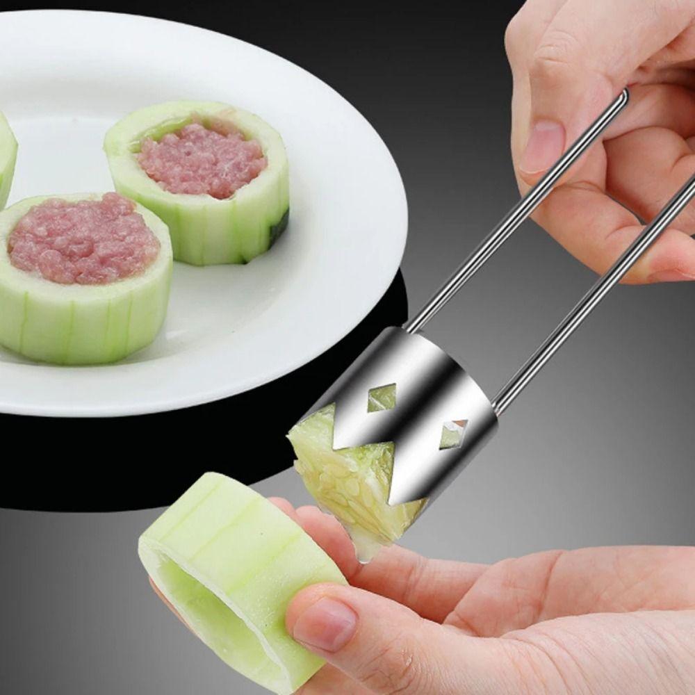 Portable Fruit Corer Extractor Stainless Steel Vegetable Corer Tool  Kitchen Accessories