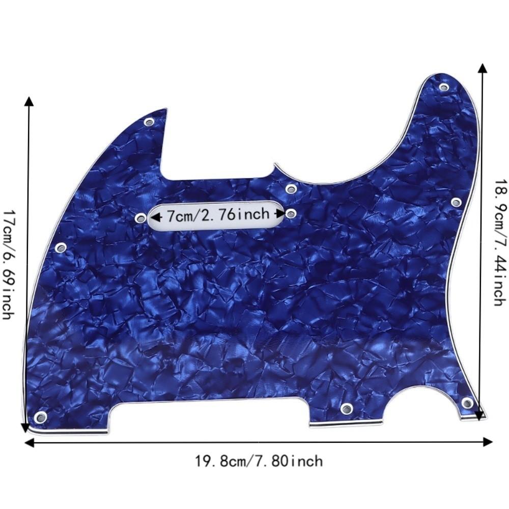 Pickup Mounting Screw Holes Electric Guitar Scratch Plate PVC Material Pickguard Guitar Protection