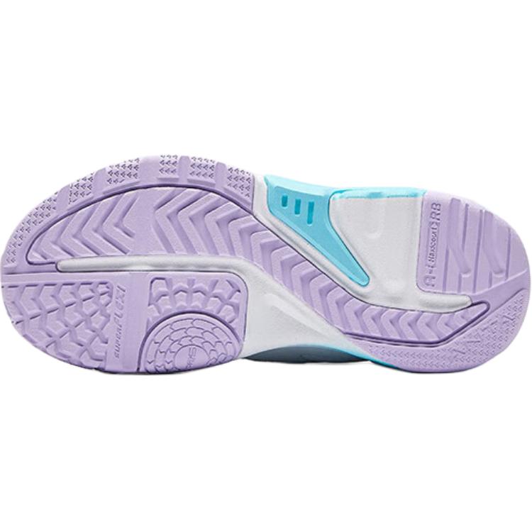 Anta Kids Synthetic Leather Mesh Comfortable Versatile Anti-Kick Breathable Low-Top Running Shoes Kids sneaker White A22449937-1