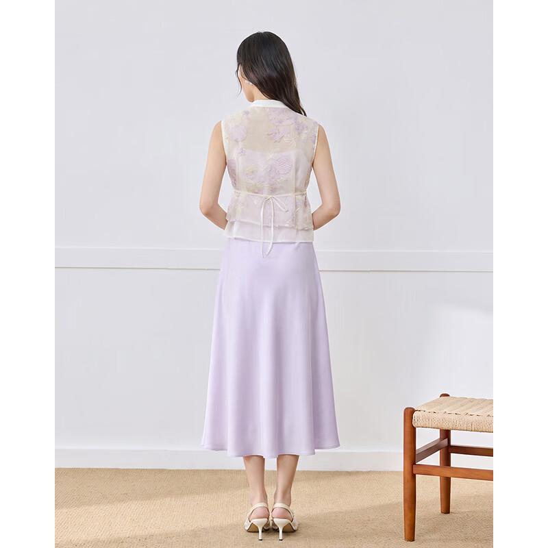 IEF Aiyifu 2026 Summer Petite Outerwear Long Dress