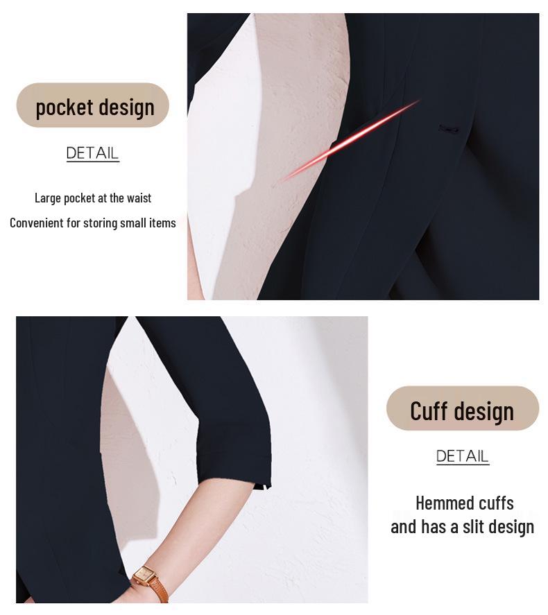2025 Women's White Blazer: High-End Professional Attire with Goddess Style for the Workplace