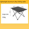 Outdoor Folding Table Portable Aluminum Alloy Picnic Chicken Rolls Table Lightweight Camping Table Picnic Table Chair Barbecue Table