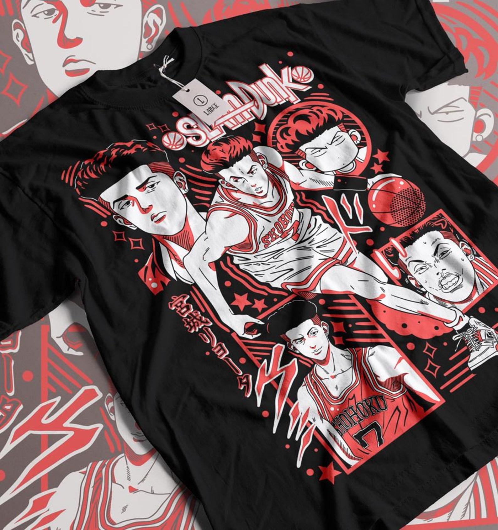 Unisex T-Shirt, Sport 90s Anime Lovers, Basketball Anime T-Shirt, Otaku Ropa, Graphic Anime Unisex Shirt S