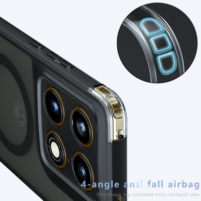 Magnetické pouzdro pro Moto Edge70 Ultra Moto Signature Moto X70 Air Pro Magnetický ochranný zadní kryt Nárazuvzdorný nárazník Coque