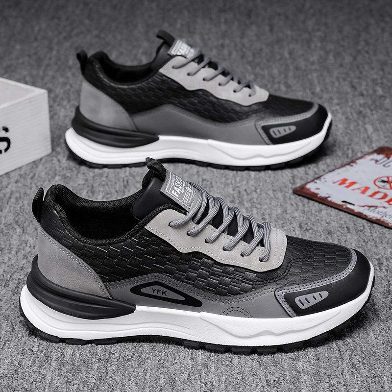 Summer Men's Shoes New Breathable Sports Shoes Men's Trend Versatile Platform Casual Running Trendy Shoes