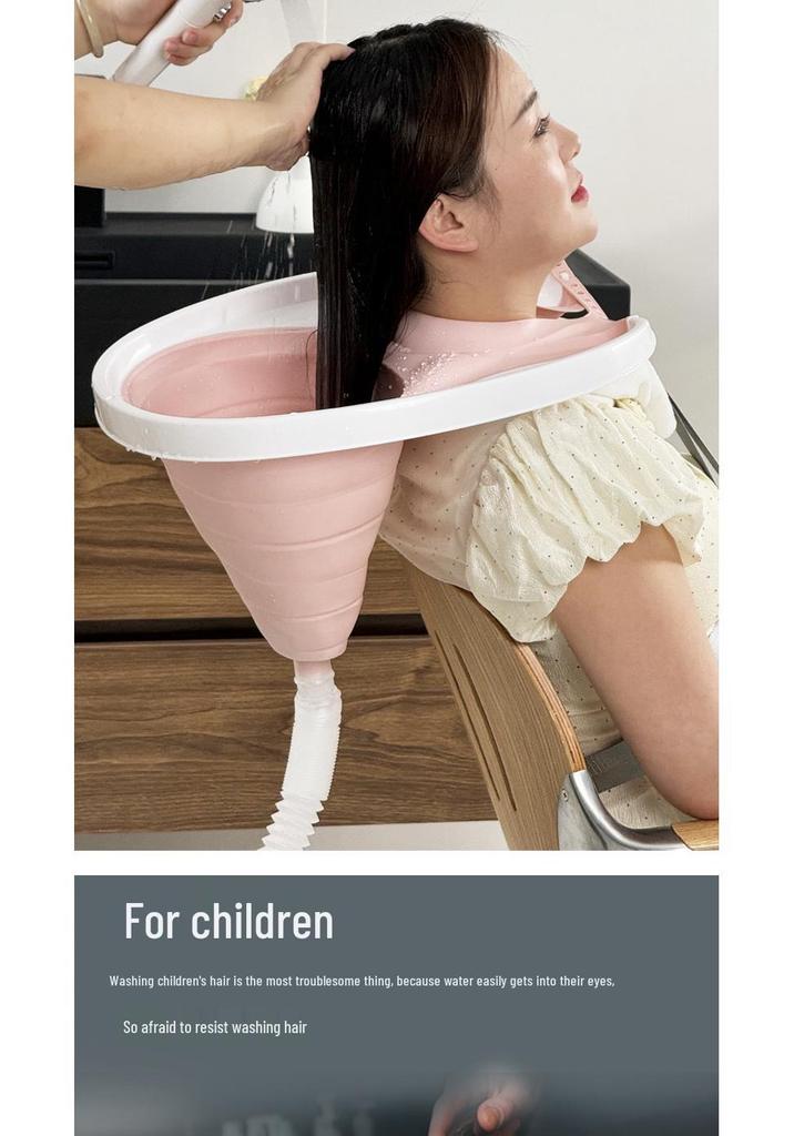 Versatile Shampooing Basin for All Ages: Suitable for Seniors, Pregnant Women, Children, and Patients. Perfect for Home Hair Care.