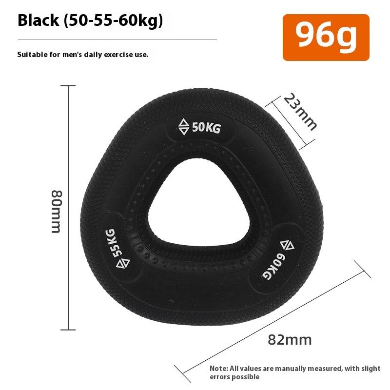 1Pc Silicone Hand Strengthener Ring 220Lbs Carpal Exerciser Finger Wrist Expander Grip Strength Workout Gripper For Hands