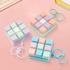 Creative Decompression 9 Keyboard Keychain Toy For Adults Antistress Toys Boys Girls Anti Stress Finger Keyboard Games Key Ring