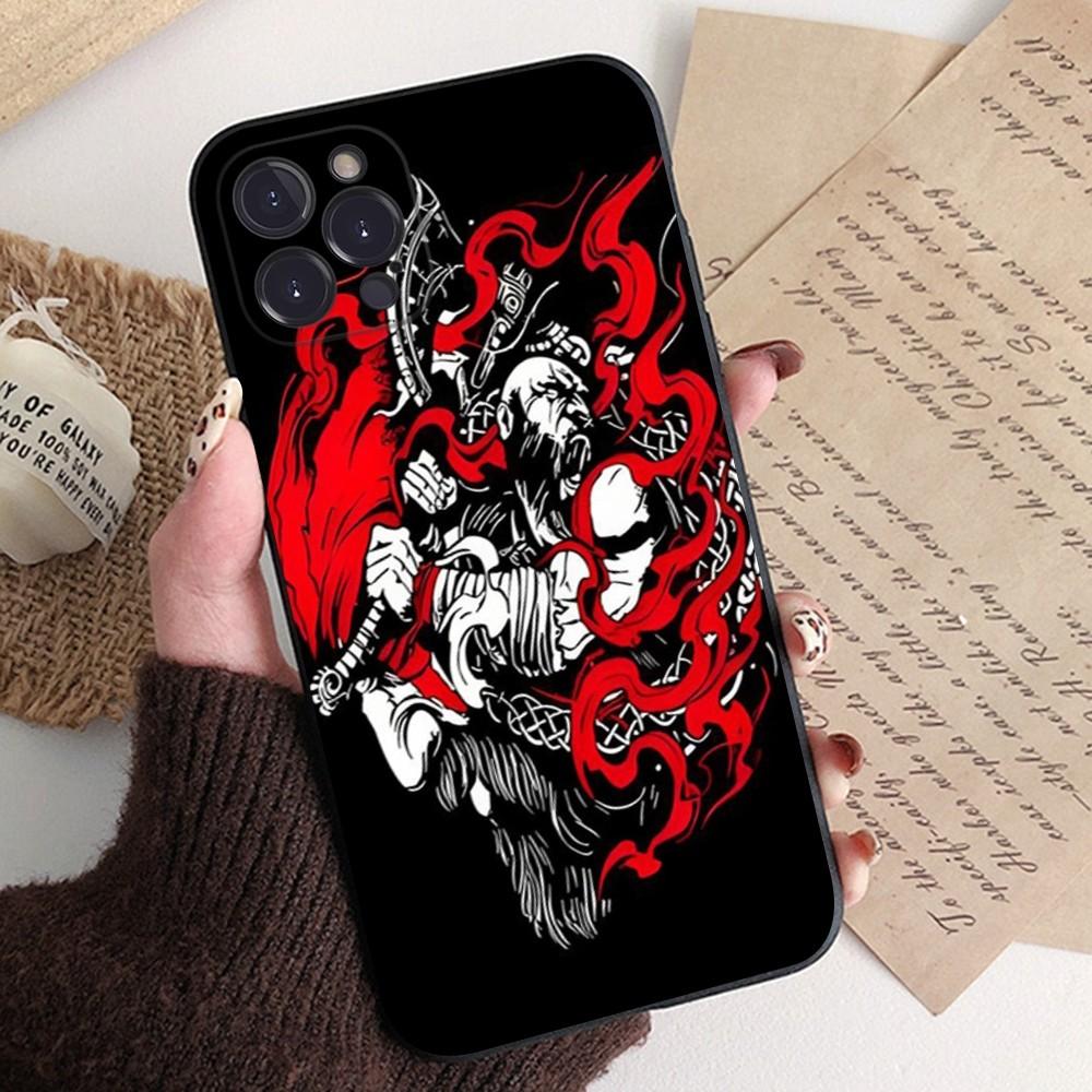 God of War Phone Case Silicone Soft for iphone 15 14 13 12 11 Pro Mini XS MAX 8 7 6 Plus X XS XR Cover
