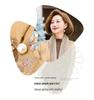 New Arrival: Embroidered Patchwork Down Jacket with Fur Collar for Middle-Aged & Elderly Mothers - Chinese Style Winter Outerwear