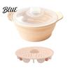 Reusable Air Fryer Steaming Accessory Foldable Silicone Microwave Steamer Collapsible Steamer Bowl Nonstick Easy Clean Steam Insert Heat-Resistant