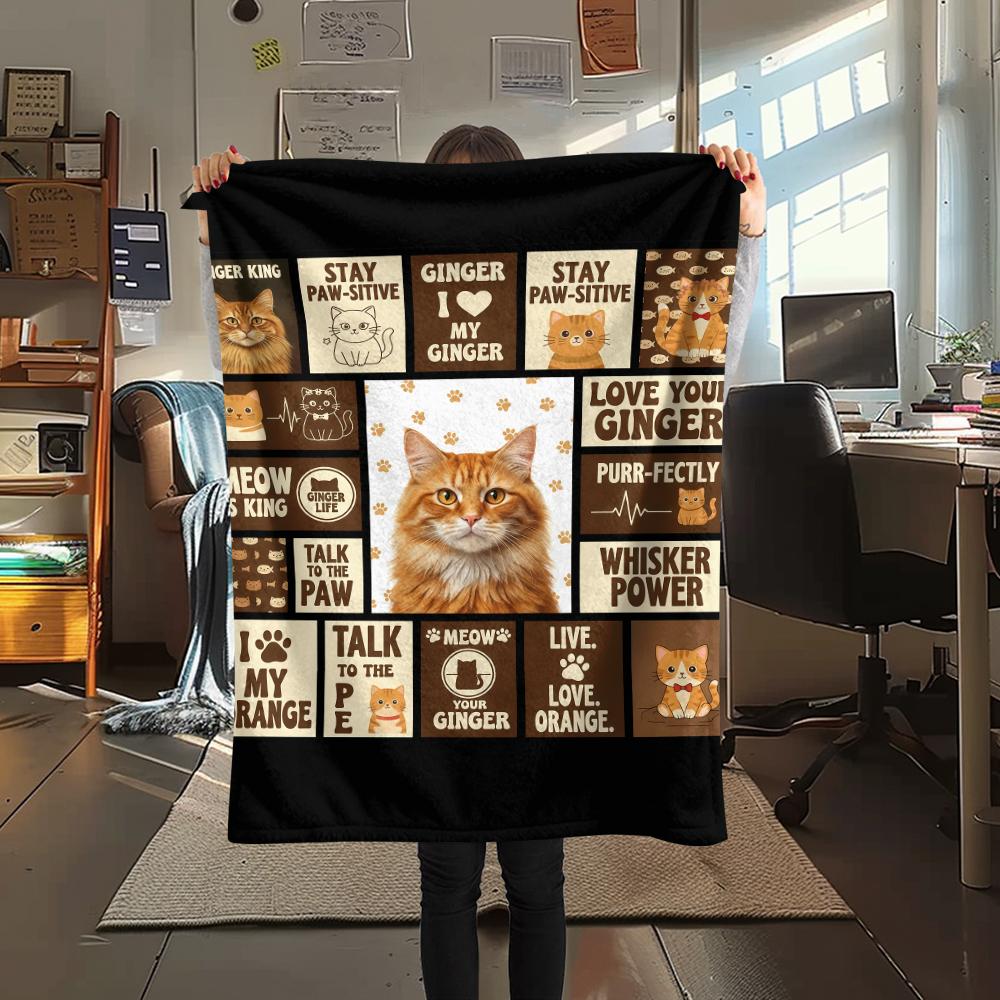 

Splicing Elephant Shark Cat Print Flannel Blanket,High quality Comfortable for All Seasons,Home Decor,Warmth and Comfort,Perfect for Christmas Gifts 80cm x 120cm