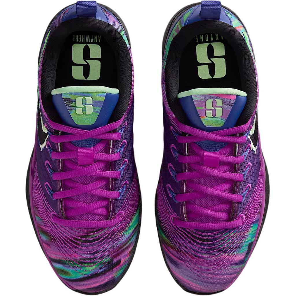 Nike Sabrina 3 Low Top Children's Basketball Shoes Bright Purple Black Unisex IB3090-500