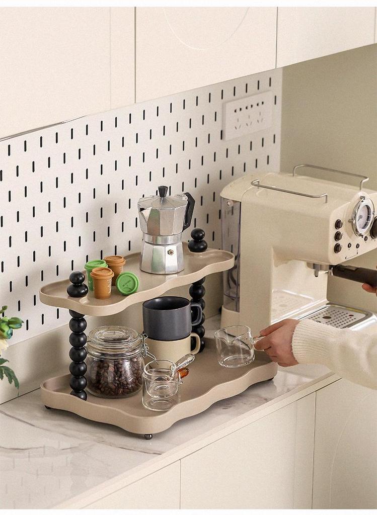 Retro Multi-Room Storage Rack for Vanity & Makeup