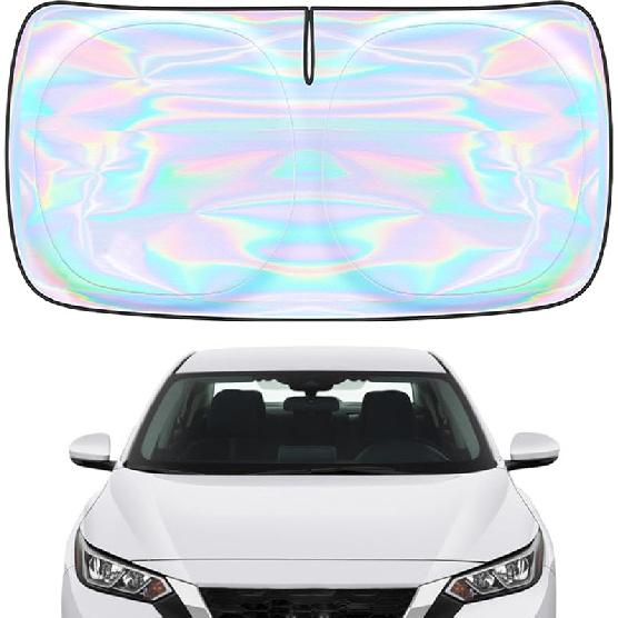 Windshield Sun Shade Cover For Kia Forte -2025 - Sunshade Compatible With Kia Forte Foldable Front Window Sunshade Sun Visor Protector Block UV Rays