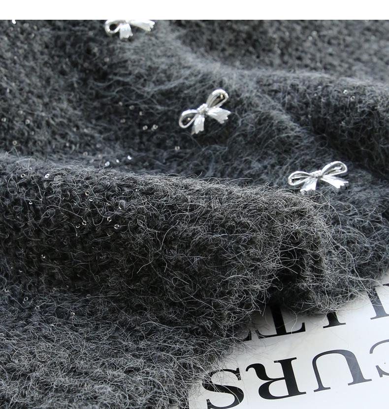 High-End Women's Sequin Knitted Sleeveless Cardigan Vest - Perfect for Layering In Spring, Autumn, and Winter 2025