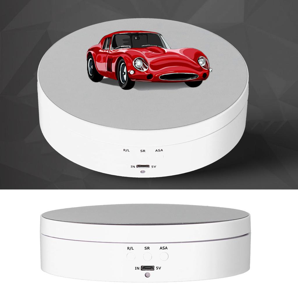 Motorized Rotating Display Stand 138mm Electric Rotating Turntable 3 Speed   USB Powered Jewelry Display Bracket