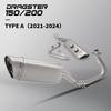 For Dragster 150 Dragster 200 Front Link Pipe Slip On Original Muffler Exhaust System (2021-2024)