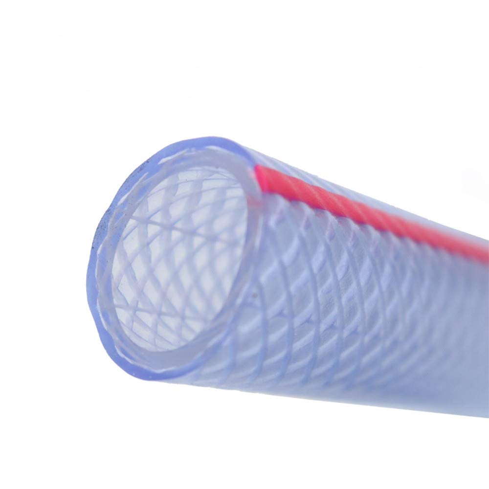 Kakuichi Inner diameter 18mm Outer diameter 23mm 50m roll FUN hose F121C transparent thread wrapped clear pink line +