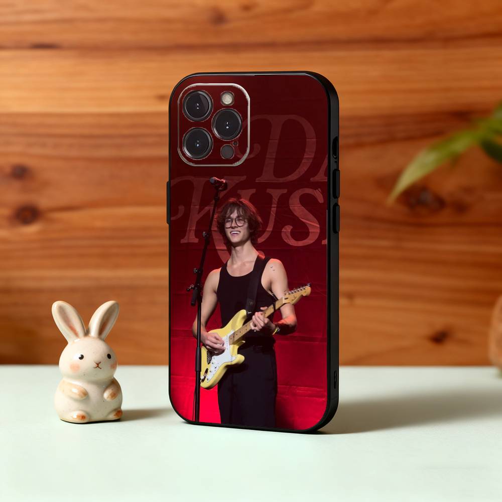

D-David K-Kushner Phone Case For iPhone17 16 15 14 13 12 11 Pro Max Plus,5G Soft Black Case iPhone14Plus