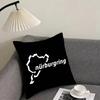 NNurburGRing Sport Car Cushion Cover Pillowcase Ultra Soft Skin Friendly Fabric Cloud Like Comfort  Concealed Zipper