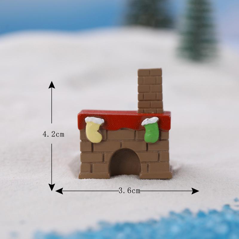 

Рождественские украшения, Рождественские сани, Кролики, Микро-ландшафт, Снежные аксессуары, Рождественские полимерные украшения No. 5