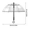 Cartoon Transparent Umbrella Girl High Value Long Handle Umbrella Funny Water Spray Umbrella Large Parasol Umbrella Water Gun